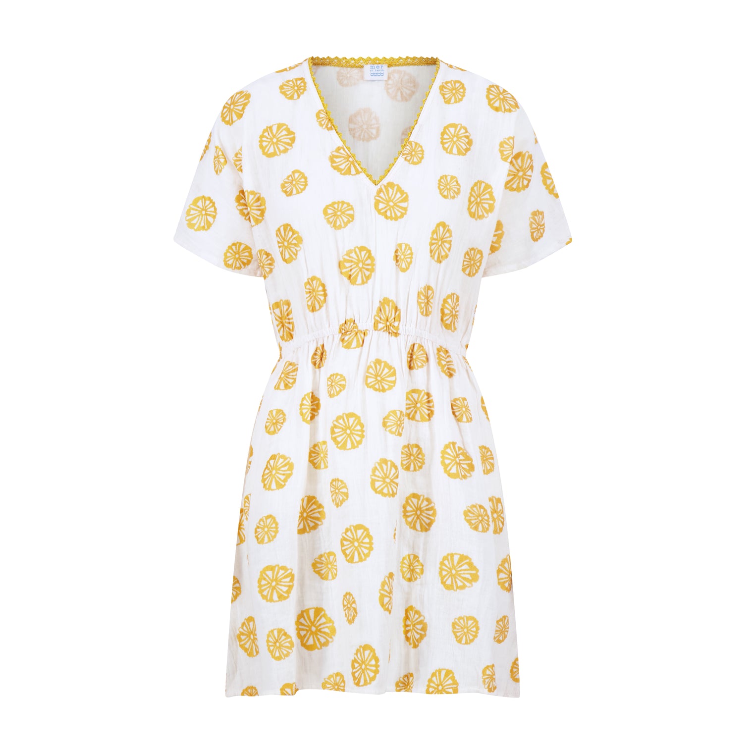 Zara Women's Caftan White Sand Dollar