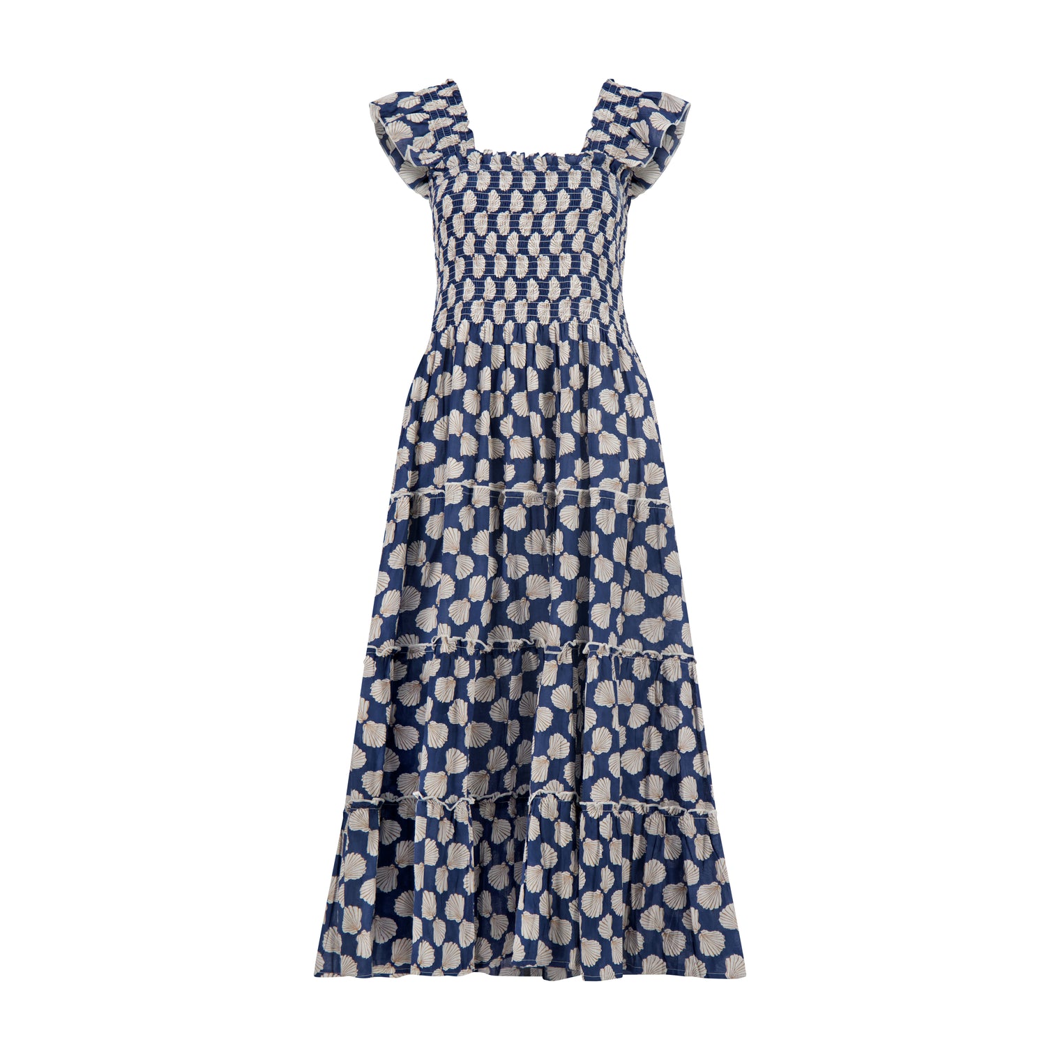 Paloma Women's Maxi Dress Shell Beach Navy