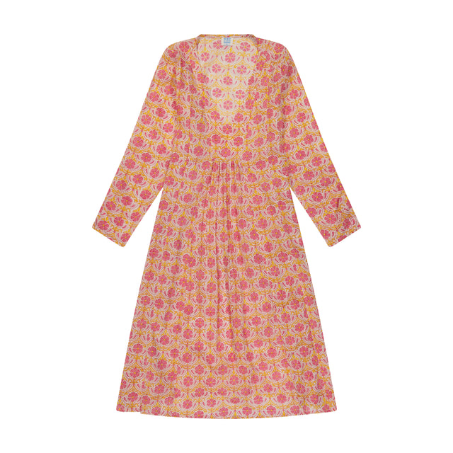 Mer St Barth Women's "Le Reve" St Barth Caftan Pink Poppy