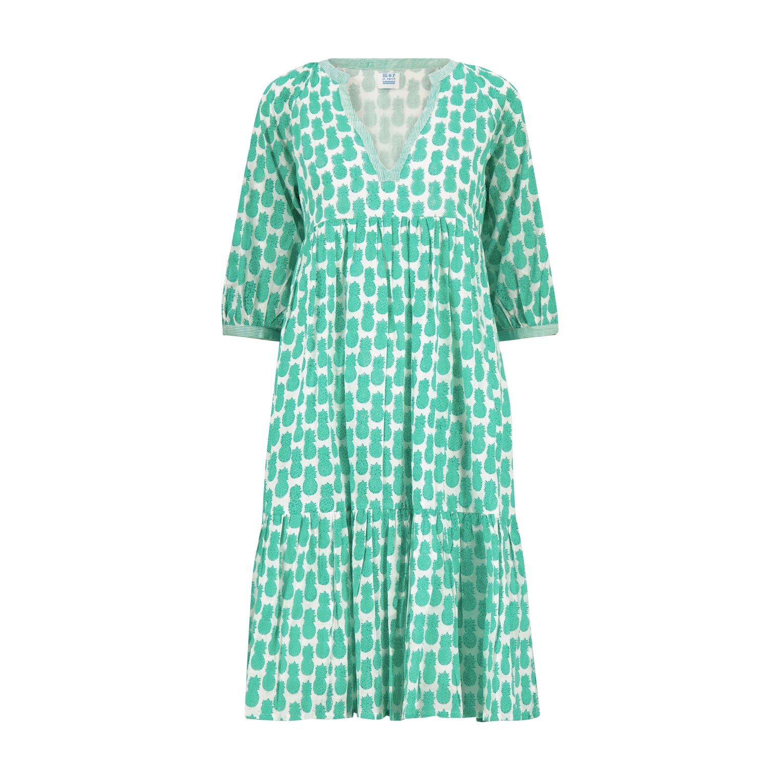 Martine Women's Dress Pineapple Crush Lagoon