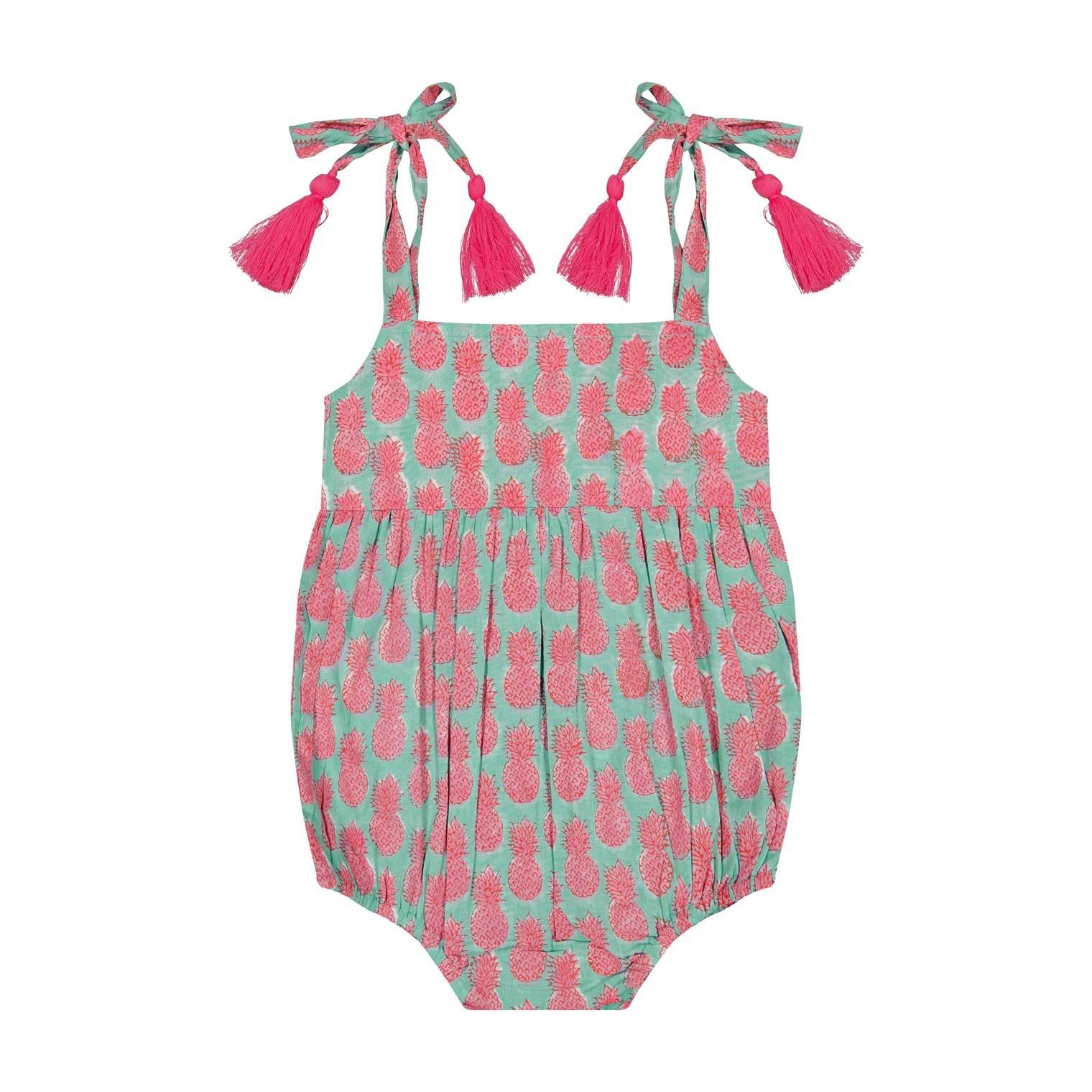 Zoe Baby Romper Pineapple Crush Pink