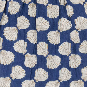 Colette Girl's Top and Short Set Shell Beach Navy