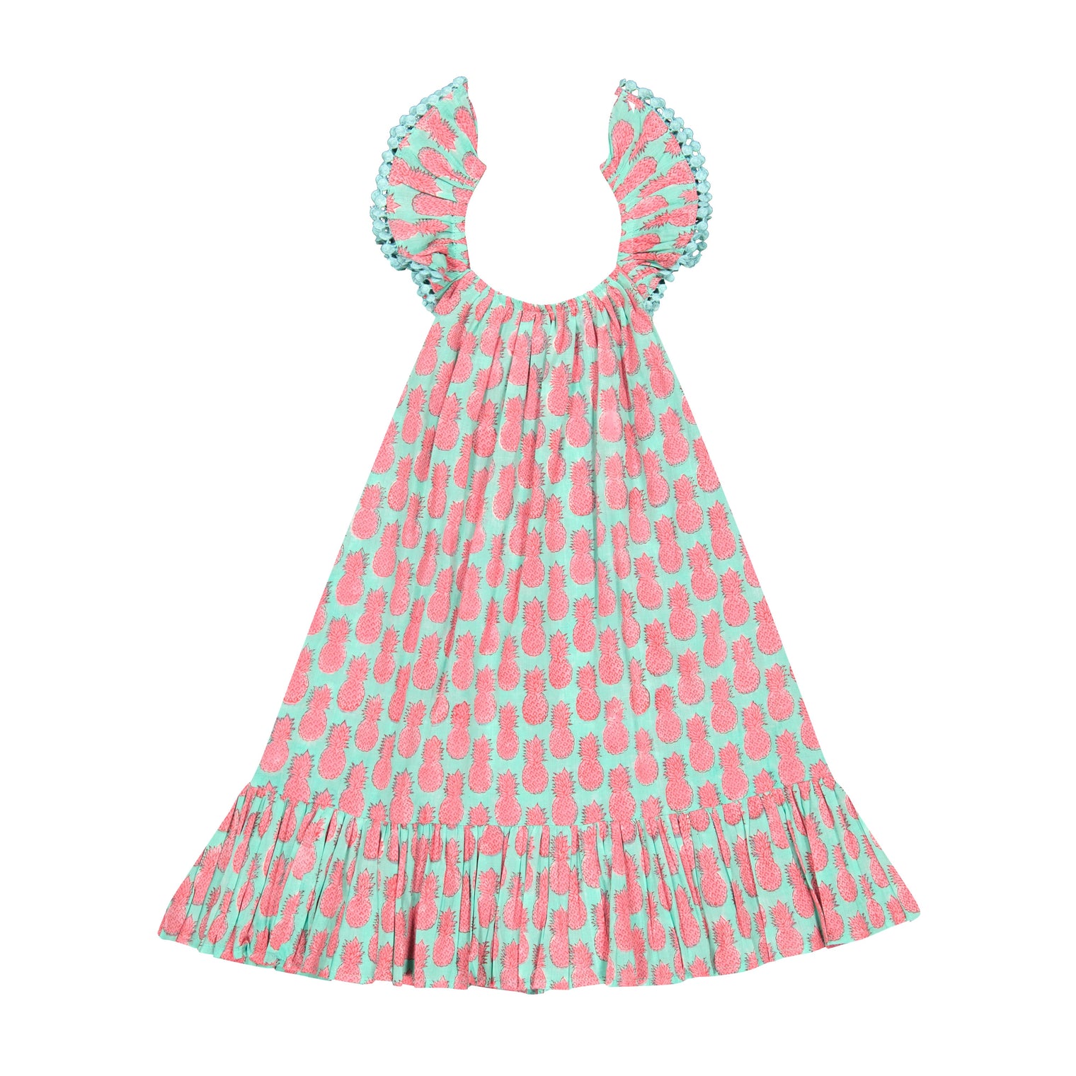 Mini Eva Girl's Dress Pineapple Crush Pink
