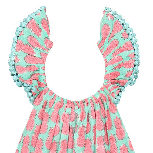 Mini Eva Girl's Dress Pineapple Crush Pink
