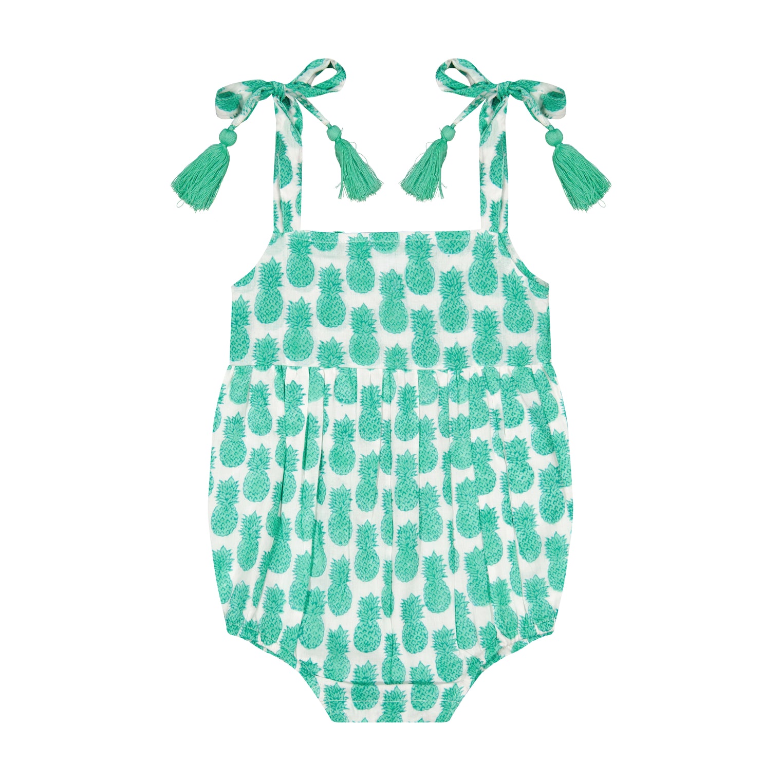 Zoe Baby Romper Pineapple Crush Lagoon