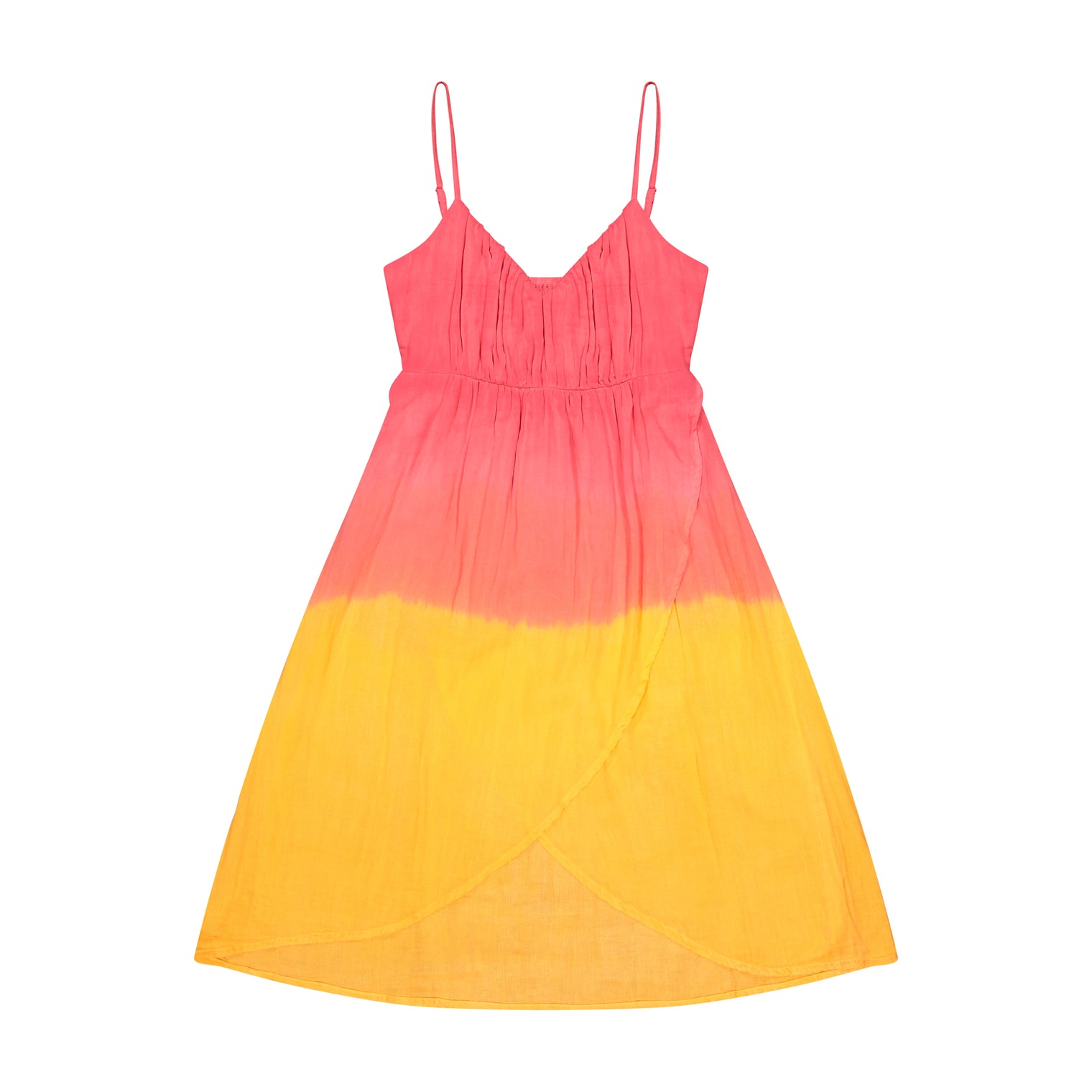 Soleil Women's Strappy Sundress Sunrise Ombre
