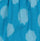 cerulian blue ikat