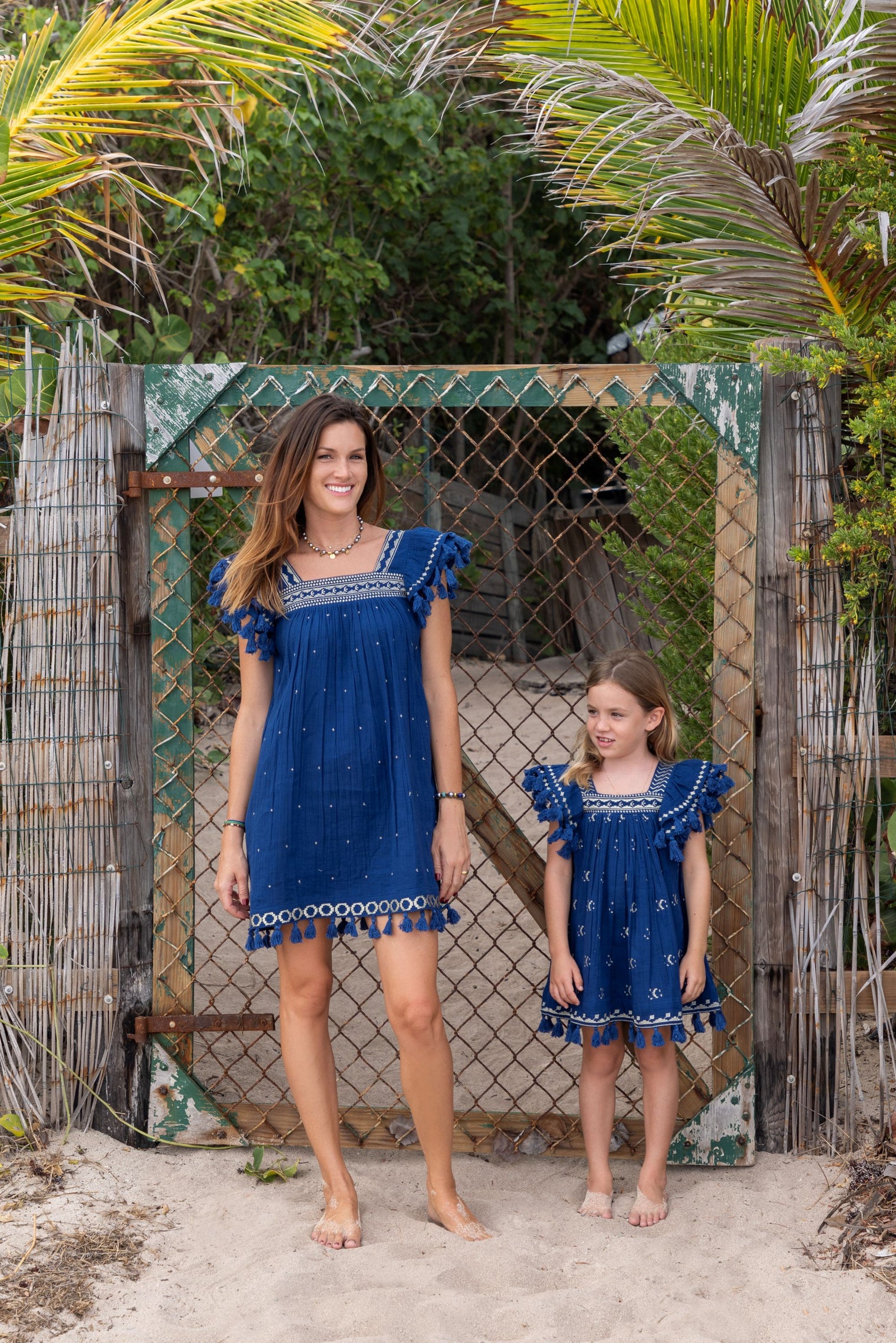 Mini Sandrine Womens Dress Galaxy Embroidery