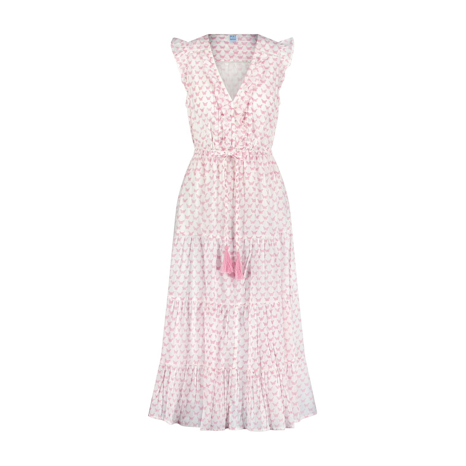 Giselle Women's Maxi Dress Pink Butterfly