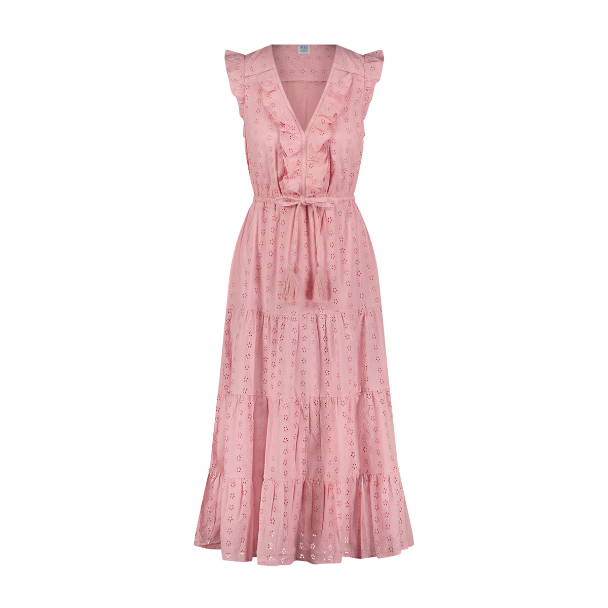 pink eyelet maxi dress Giselle Women's Blush fall girls dress Color:Solid Dark Khaki WEDTREND Women Tiered Beaded