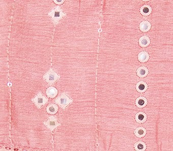 Luxe Mathilde Girl's Dress Rose Silk Dupioni