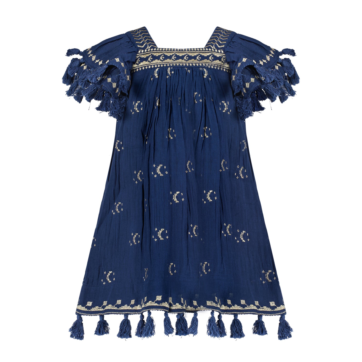 Mini Sandrine Womens Dress Galaxy Embroidery