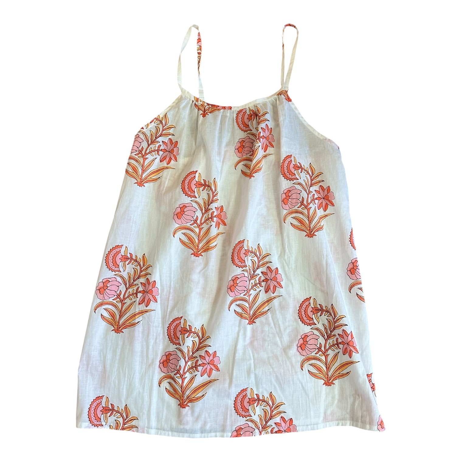 Mini Chantal Girls Dress Floral Blockprint