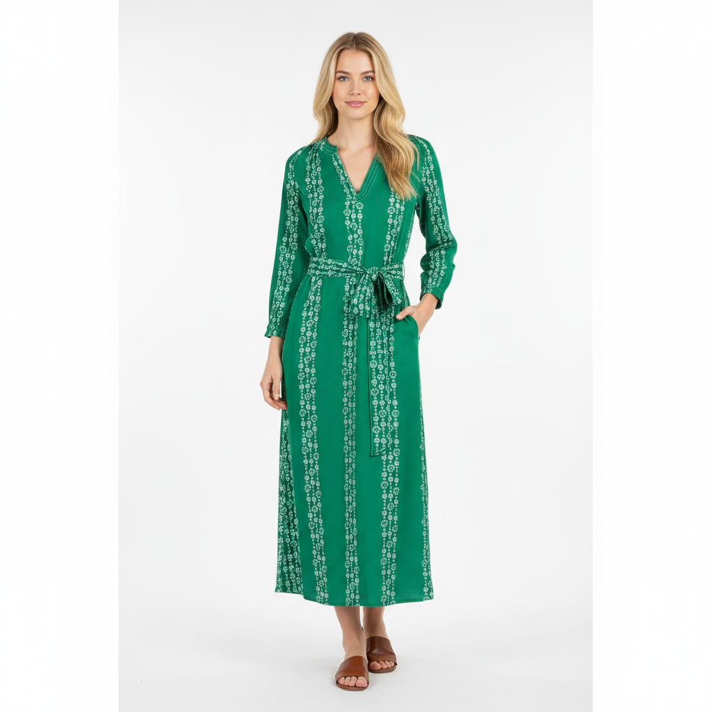 Mer St Barth Anouk Women's Kaftan Jungle Seashells