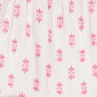 Mer St Barth Bella Girls' Shoulder Tie Sundress Pink Dobby
