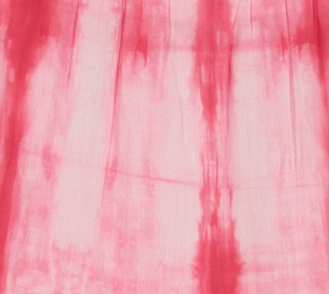Mer St Barth Bella Girls' Shoulder Tie Sundress Hibiscus Shibori