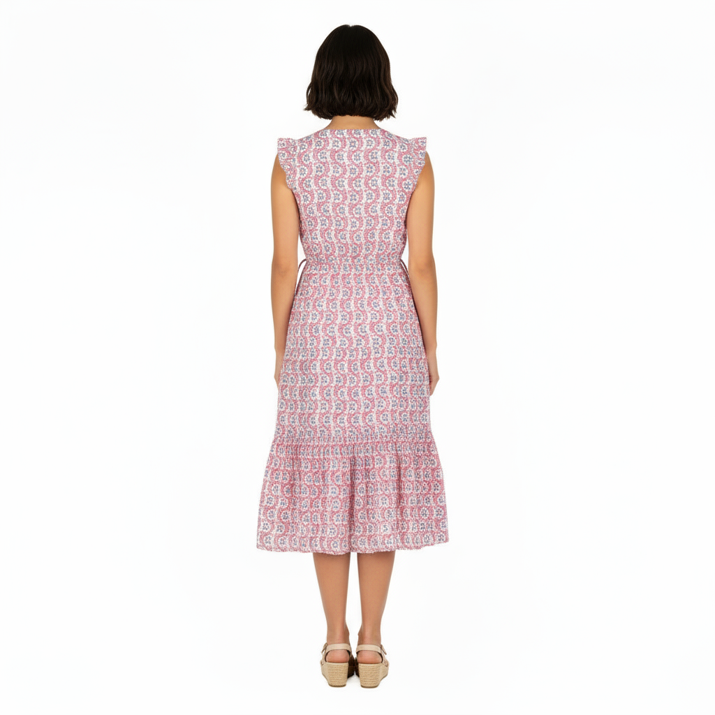Mer St Barth Giselle Women's Maxi Dress Jaipur Bloom