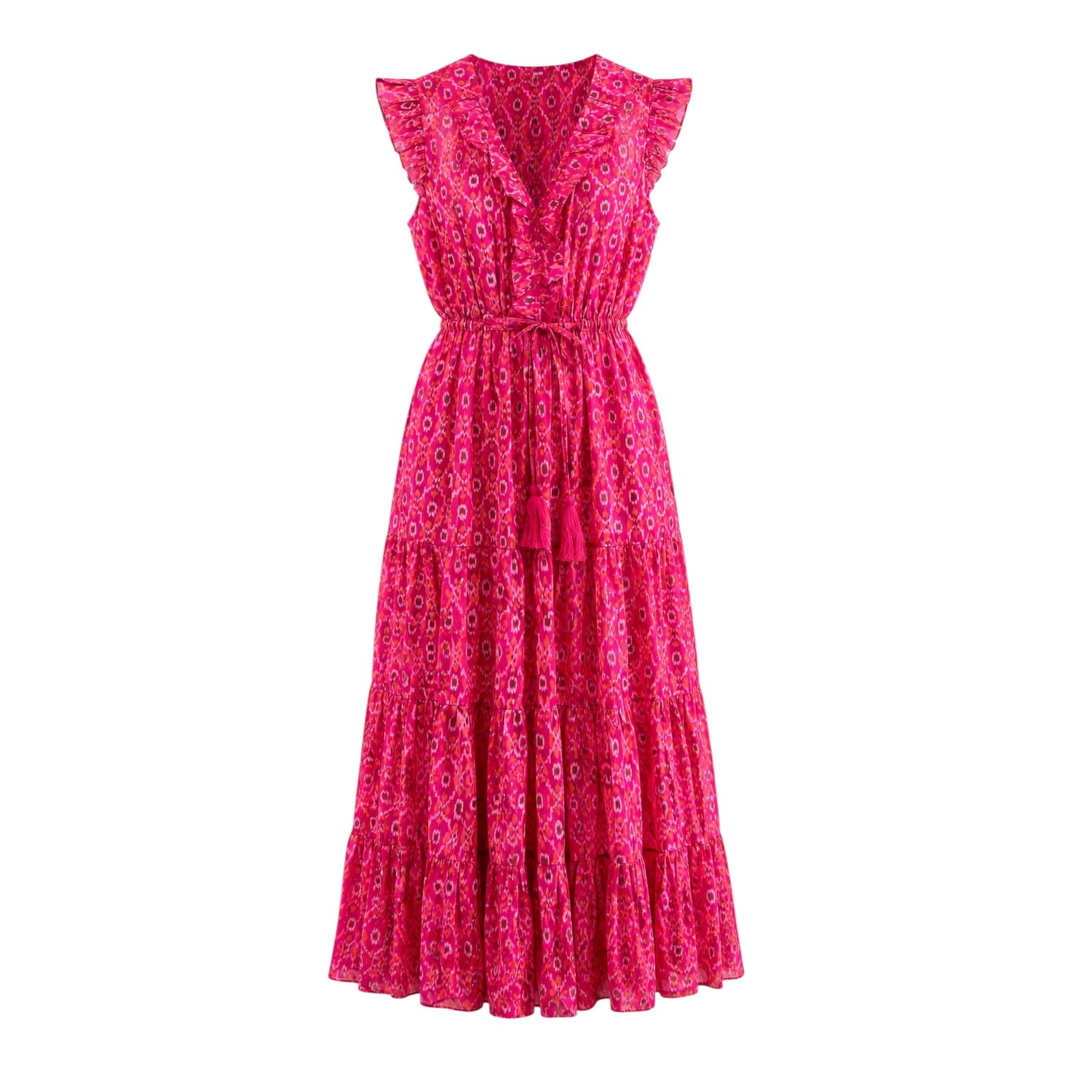 Giselle Women's Maxi Dress Rosette Ikat