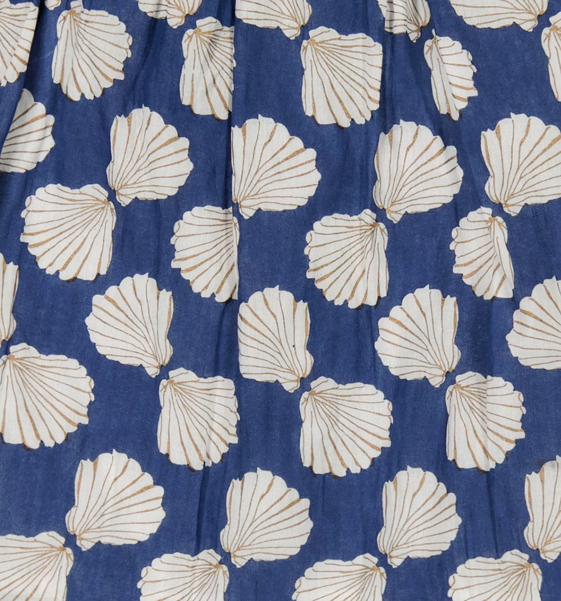 Mer St Barth Leila Baby Romper Shell Beach Navy