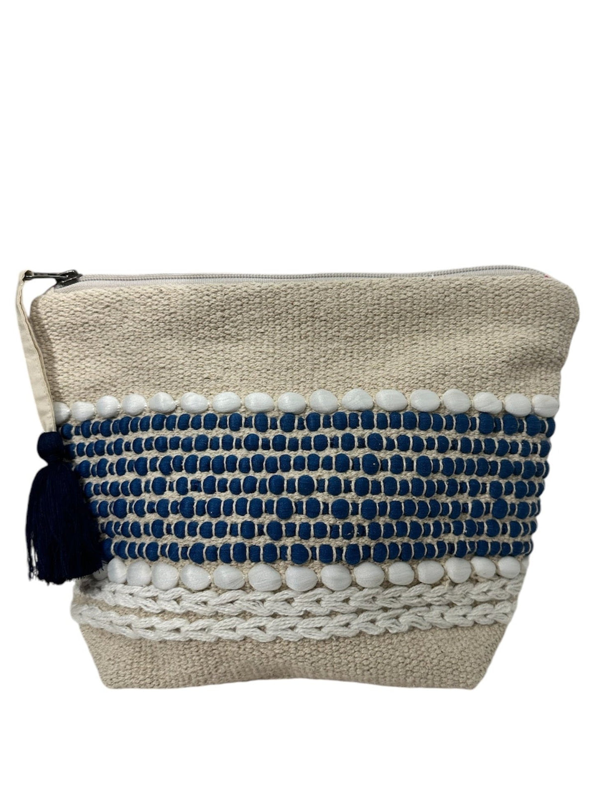 Mer St Barth Saline Beach Medium Zip Pouch Marine