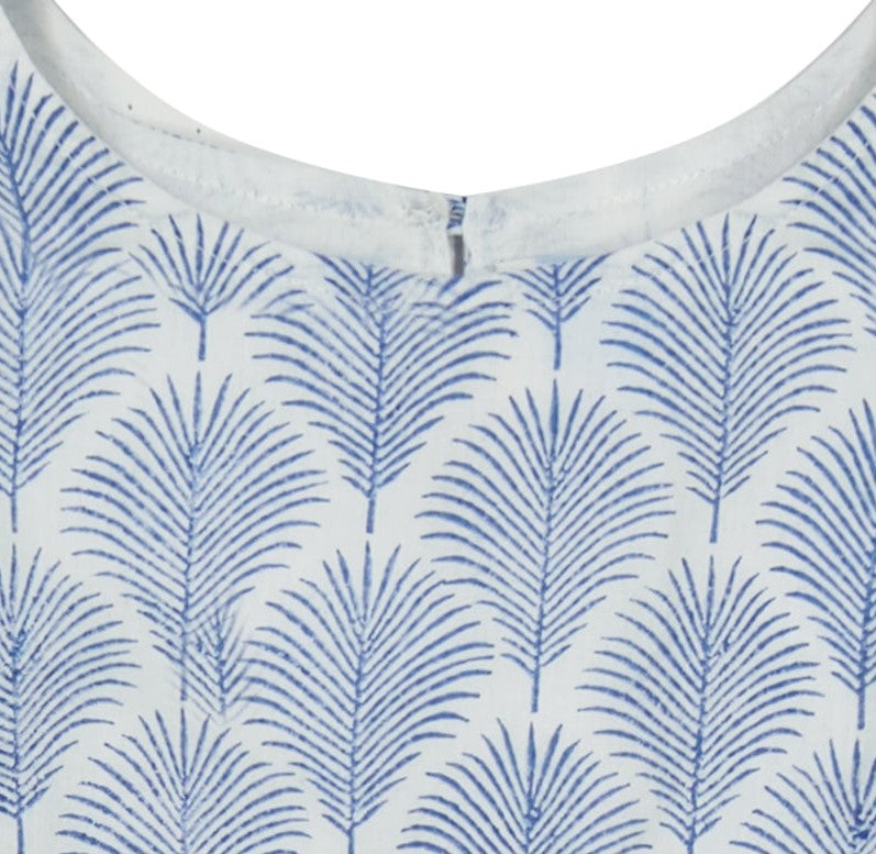 Mer St Barth Sophie Girls' Tassel Dress Navy Feather