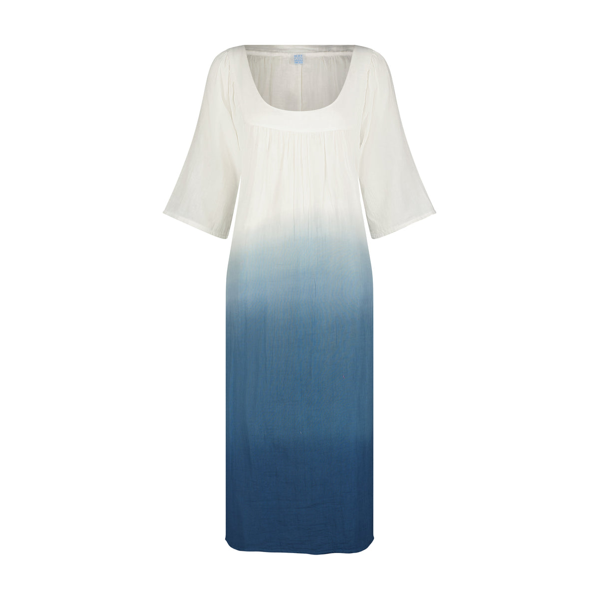Mer St Barth Virginie Women's Maxi Caftan Blue Ombre