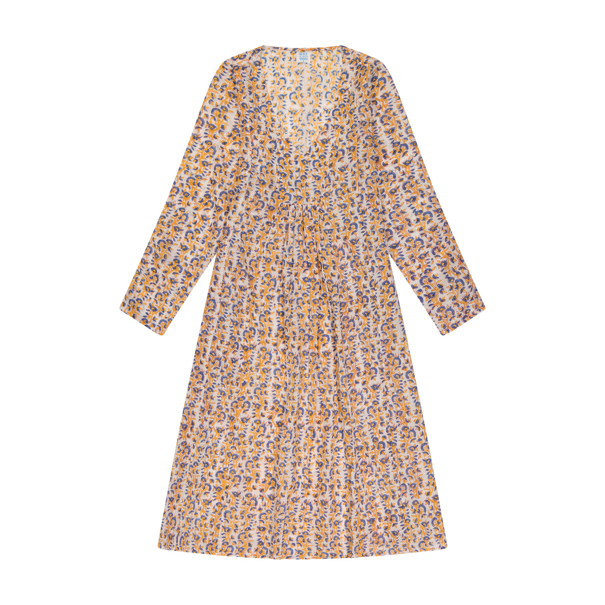 Mer St Barth Women's "Le Reve" St Barth Caftan Mini Blue Floral