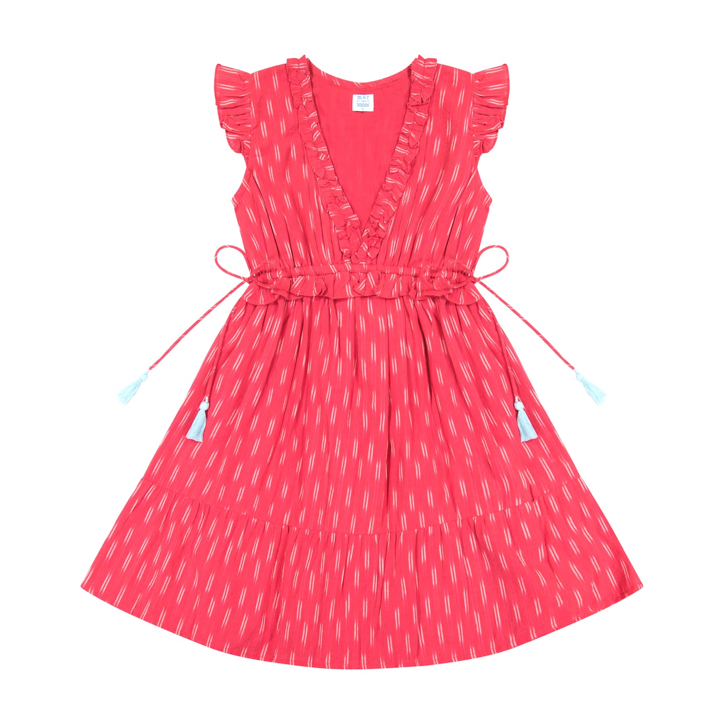 Coralie Women's Dress Fuschia Ikat- final sale