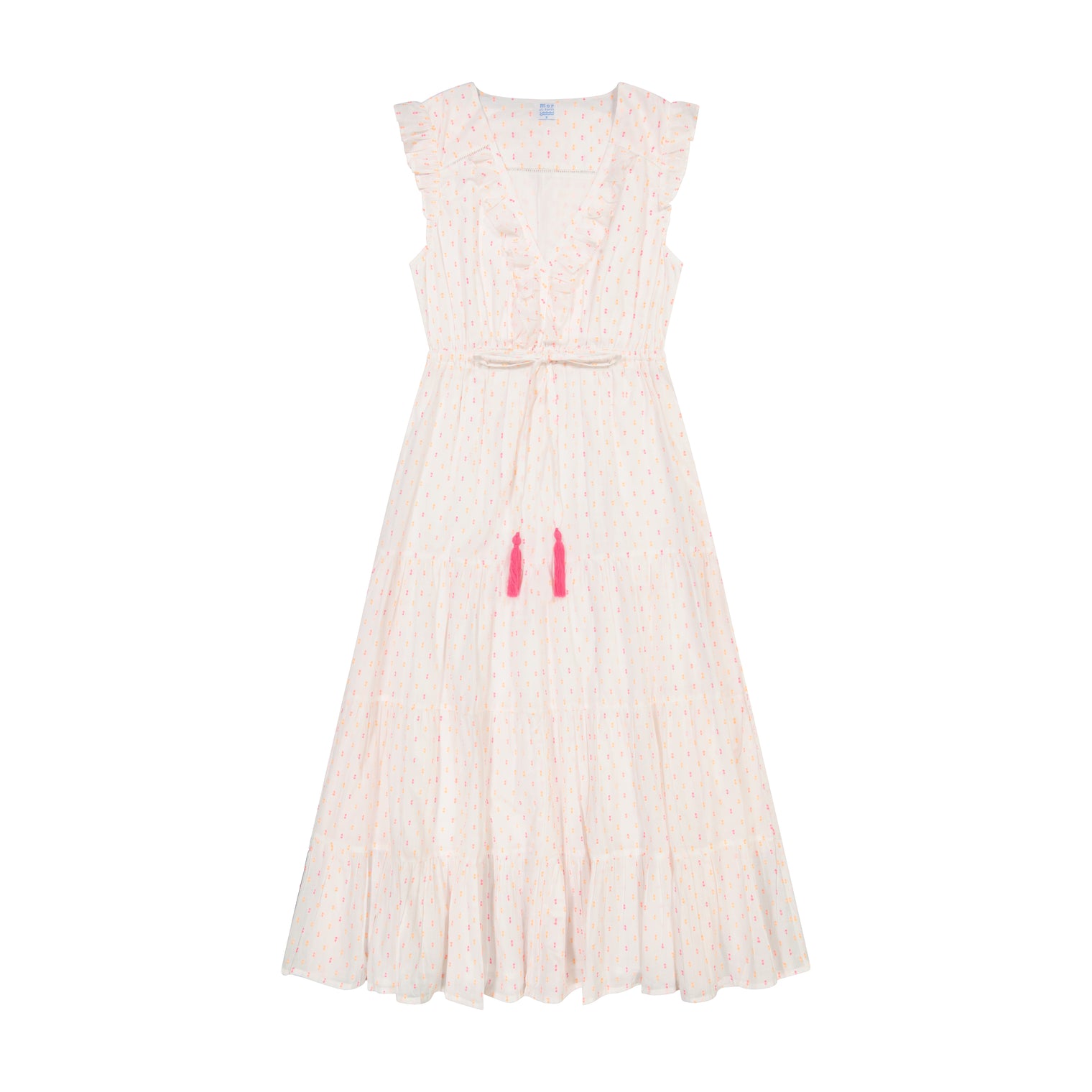 Giselle Women's Maxi Dress Neon Swiss Dot