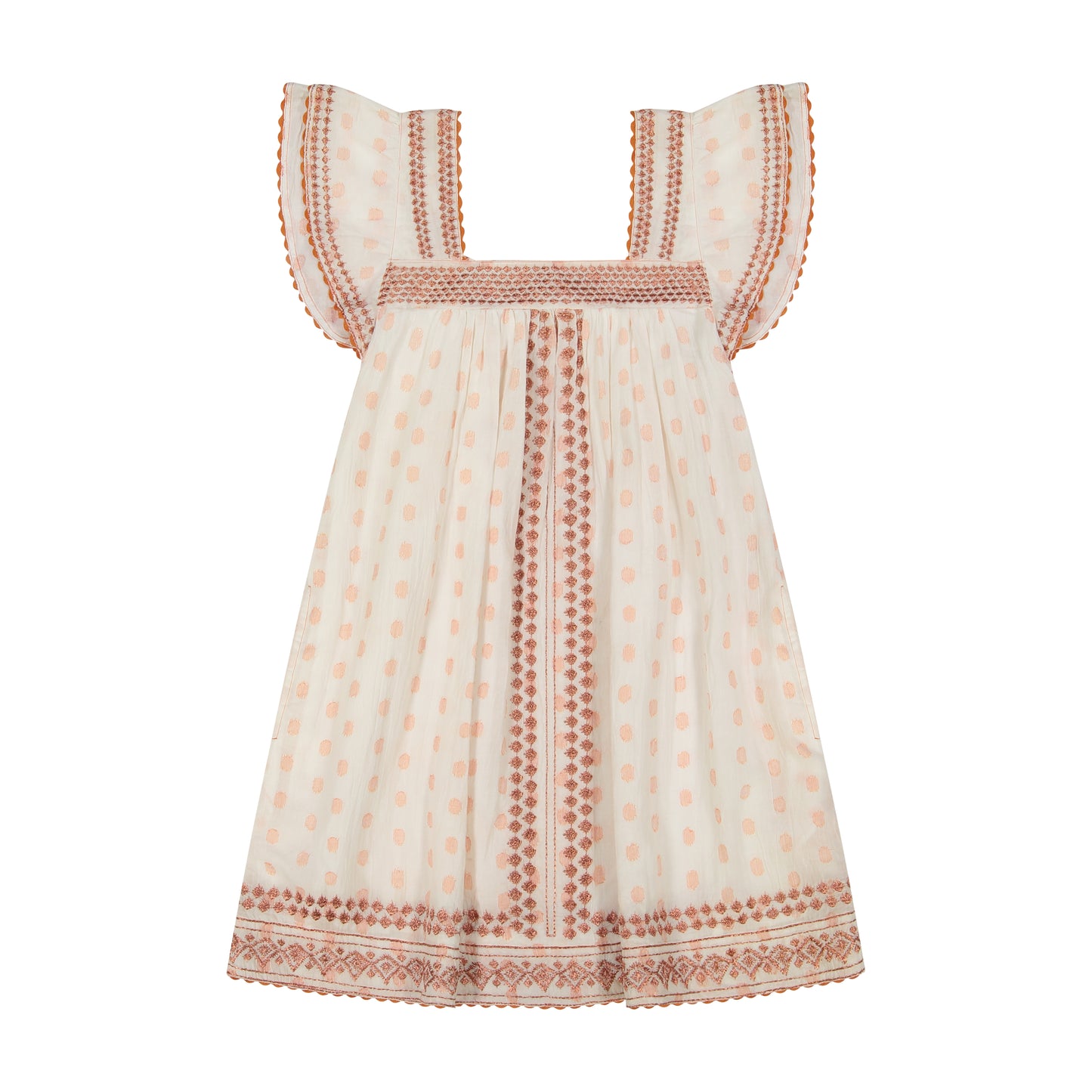 Mini Sandrine Women's Dress Copper Dobby - final sale
