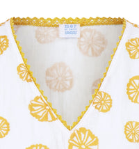 Zara Women's Caftan White Sand Dollar