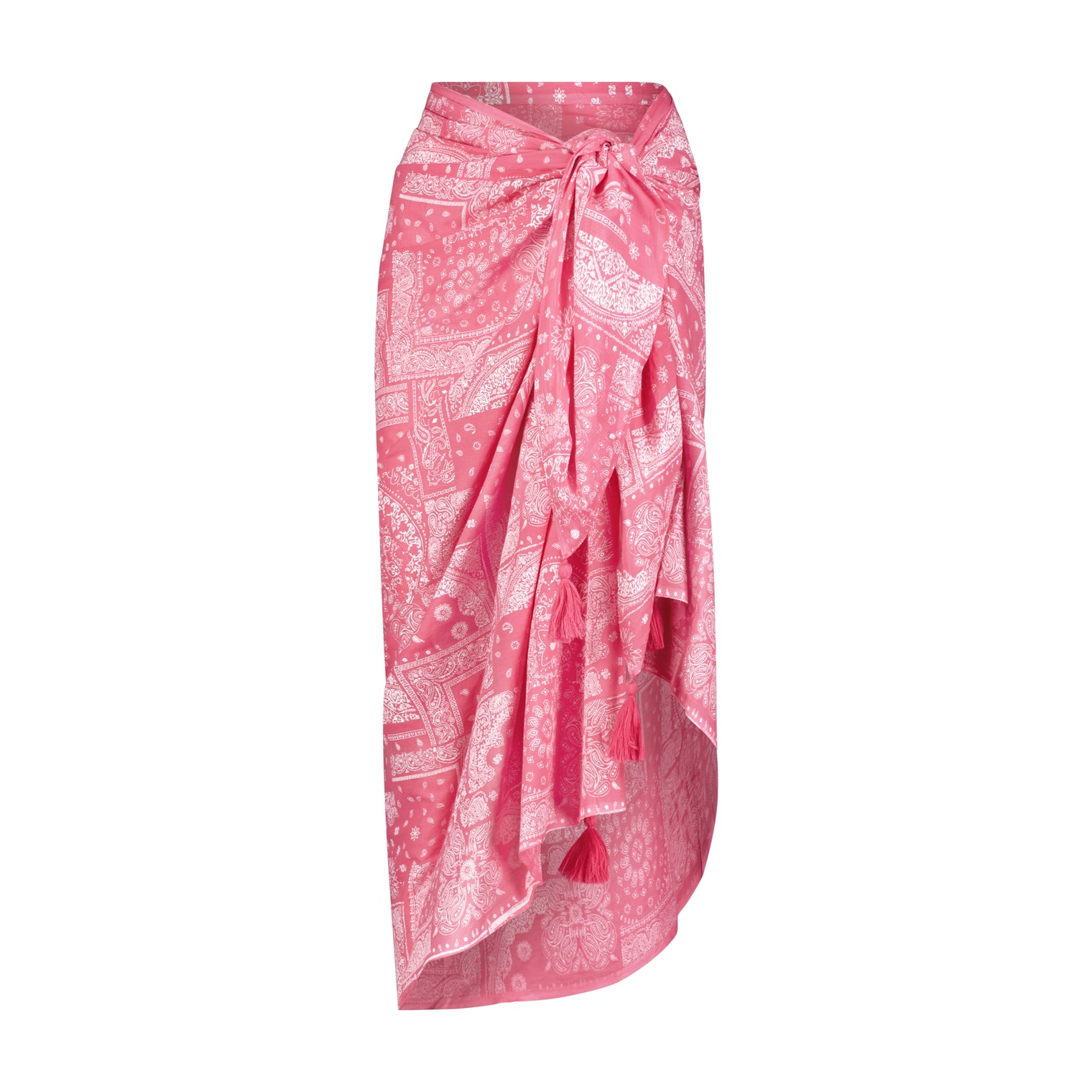 Cotton Saline Pareo Pink Bandana