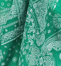 Cotton Saline Pareo Green Bandana