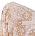Mer St Barth Kelly Kaftan #3 Patchwork Bandana Café