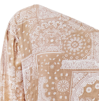 Mer St Barth Kelly Kaftan #3 Patchwork Bandana Café