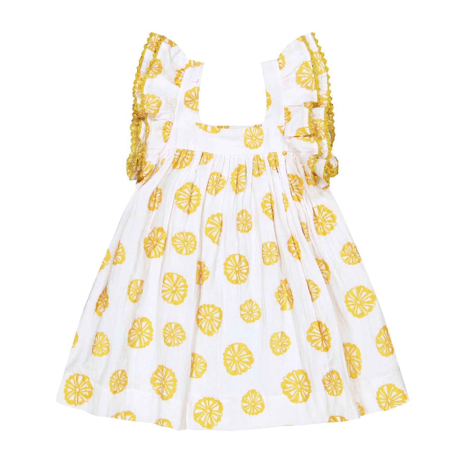 Serena Girl's Tassel Dress White Sand Dollar