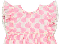 Seraphina Girl's Dress Shell Beach Pink