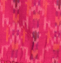 Daphne Gir's Flutter Sleeve Dress Rosette Ikat