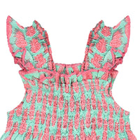 Leila Baby Romper Pineapple Crush Pink