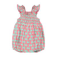 Leila Baby Romper Pineapple Crush Pink