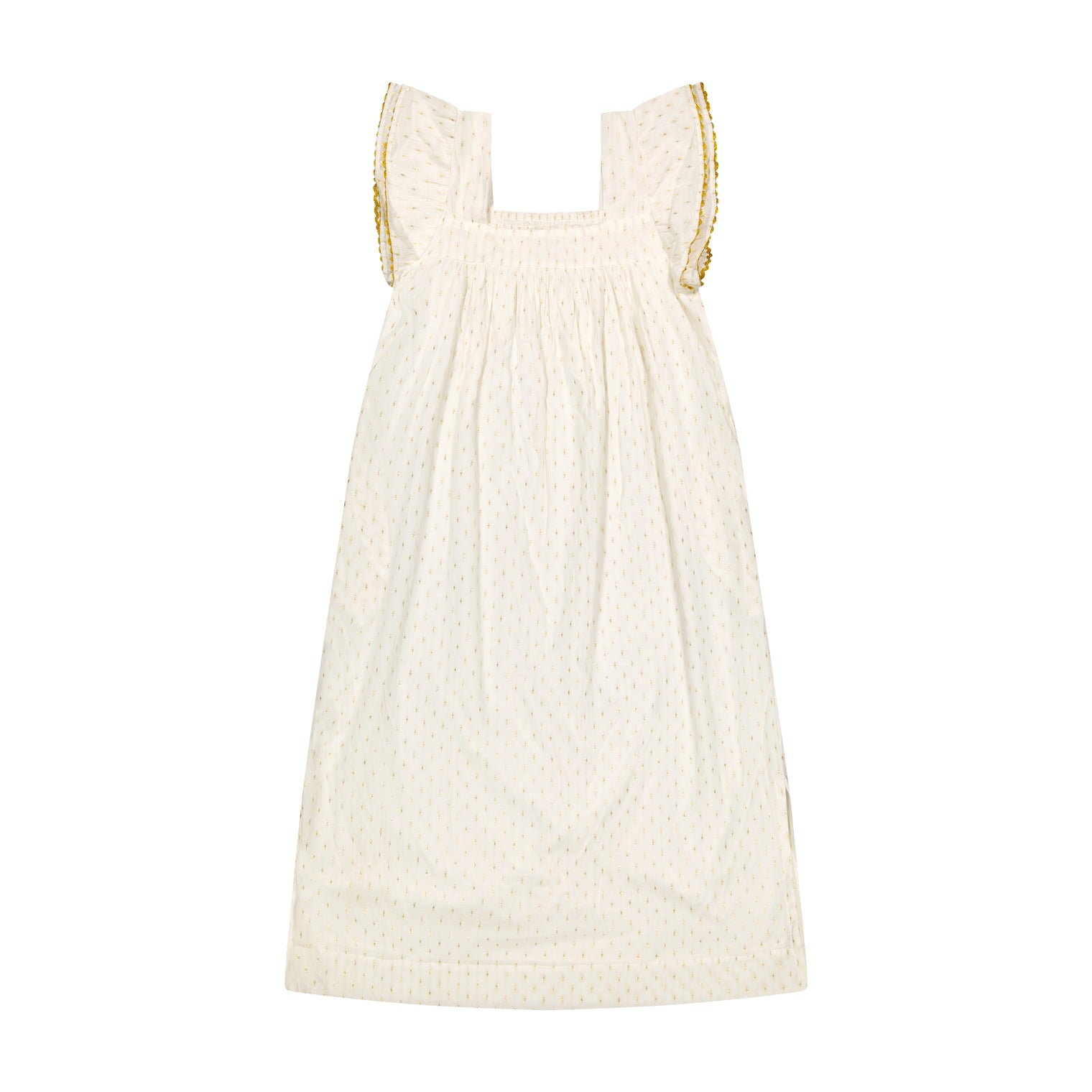 Maxi Sandrine Women's Dress Gold Dobby