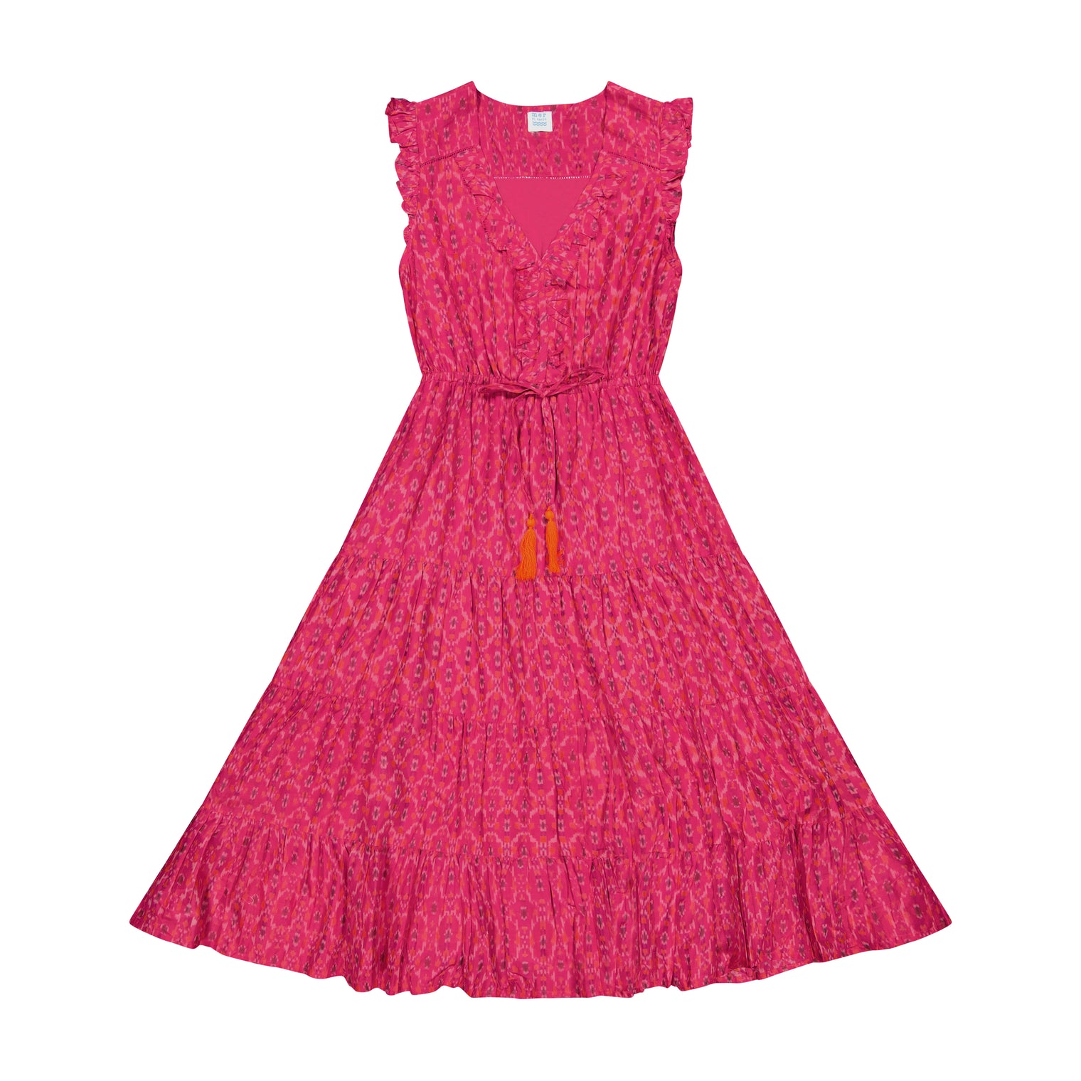 Giselle Women's Maxi Dress Rosette Ikat