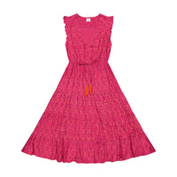 Giselle Women's Maxi Dress Rosette Ikat