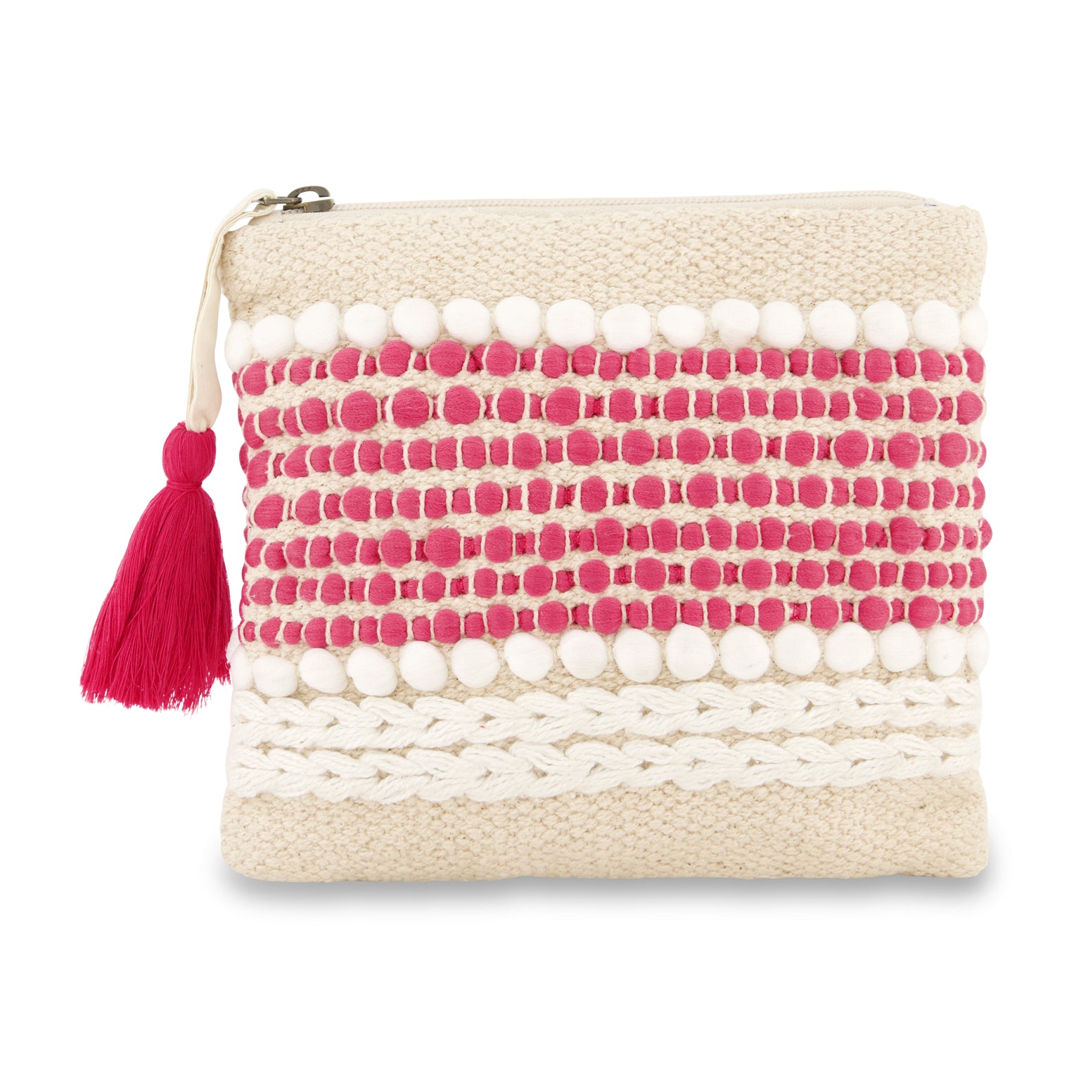 Saline Beach Mini Zip Pouch Pink