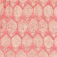 Veronique Women's Dress Coral Dal Block Print