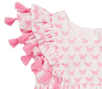 Anna Baby Romper Pink Butterfly