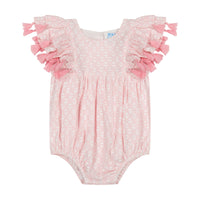 Anna Baby Romper Rose Stripe