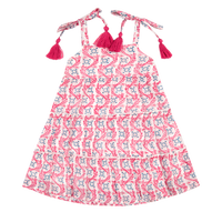 Bella Girls Shoulder Tie Sundress Jaipur Bloom