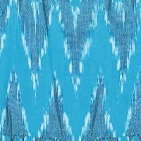 Bella Girl's Shoulder Tie Sundress Turquoise Ikat