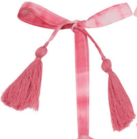 Bella Girl's Shoulder Tie Sundress Hibiscus Shibori